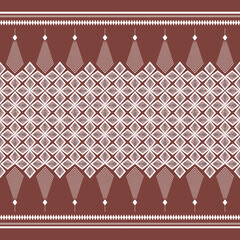 Thai silk pattern design for fabric printing.