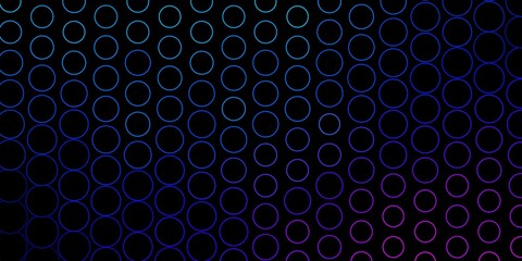 Fototapeta na wymiar Dark Blue, Red vector template with circles.