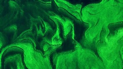 abstract rough paper texture with infused and smeared paint colored in green