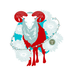 Constellation of the zodiac signs
Aries
