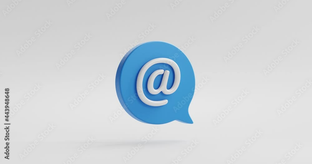 Poster email address icon logo communication mail or business website contact message symbol on send newsle