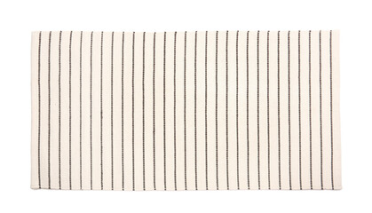 Stylish rug on white background