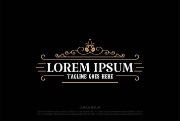 Vintage Retro Tea and Coffee Cafe Restaurant Badge Emblem Label Sticker Logo Design Vector