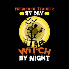 New Bast Halloween Party T-Shirt Vector Design