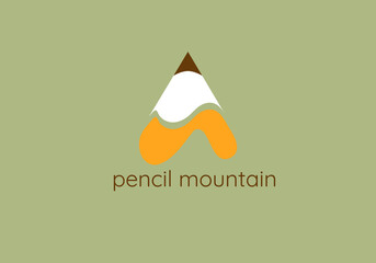 simple and minimal, vector logo design template, logo in an abstract triangle shape- illustration