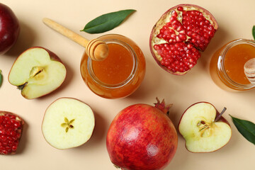 Concept of Jewish New Year Rosh Hashanah