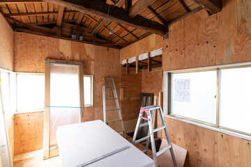 住宅リフォーム　建築現場　イメージ