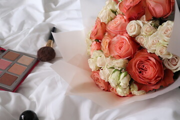 beautiful bouquet with flowers