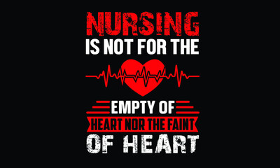 Nurse Quotes T-shirt Design Template