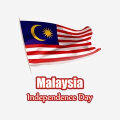 vector illustration for Malaysia independence day