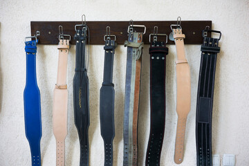  Sport Weightlifting GYM Belts close up