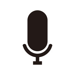 mic icon vector illustration sign