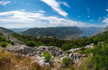 Fototapeta na wymiar The Bay of Kotor