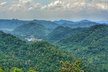 landscape with clouds
