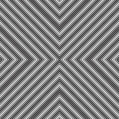 Black and White Argyle Plaid Tartan textured Seamless Pattern Design