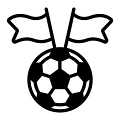 Fototapeta premium Football Flags