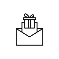gift icon. gift set symbol vector elements for infographic web
