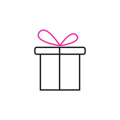 gift icon. gift set symbol vector elements for infographic web