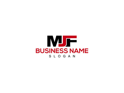Letter MJF Logo Icon Vector Image Design For Company or Business
