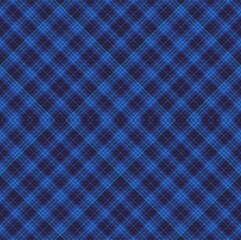 Blue Argyle Plaid Tartan textured Seamless Pattern Design