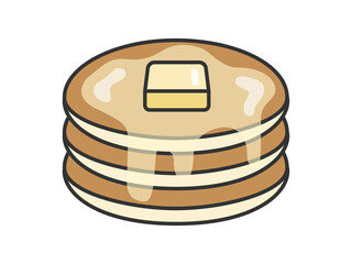 パンケーキのイラスト