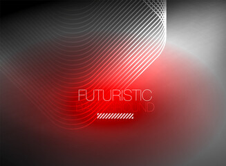 Neon color square shape lines abstract background. Shiny magic energy and motion concept, vector abstract wallpaper background