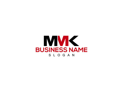 Letter MMK Logo Icon Vector Image Design For Company or Business