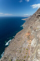 View from the lookout point Mirador del Balcon on Gran Canaria