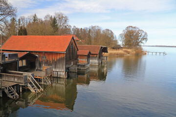 Obraz premium Bootshäuser