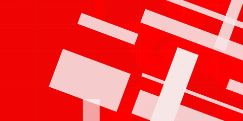 Abstract red and white background