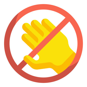 No Touch Flat Icon