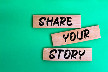 Share Your Story, Business Concept