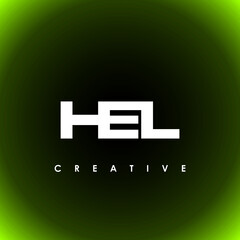 HEL Letter Initial Logo Design Template Vector Illustration