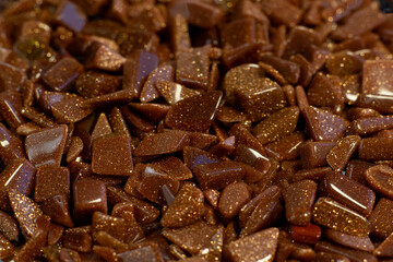 aventurine beads golden sands semiprecious stone as nice background