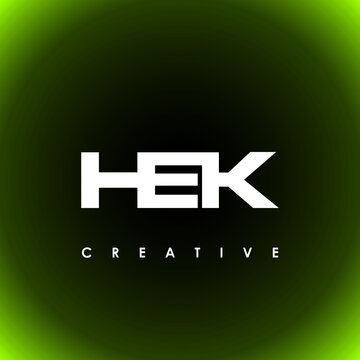 HEK Letter Initial Logo Design Template Vector Illustration