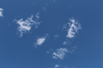 Blue sky and white clouds, blue sky and white clouds background