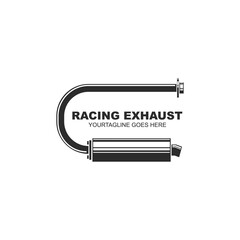 motorcycle exhaust icon vector illustration design