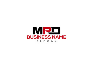 Letter MRO Logo Icon Vector Image Design For Company or Business - obrazy, fototapety, plakaty
