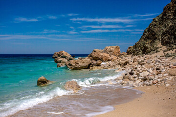 A trip to the island of Sulu Ada in Adrasan. Beautiful places in Antalya, Turkey.