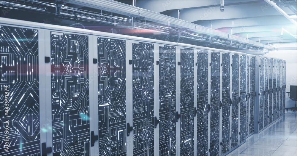 Poster data processing through data processing centre