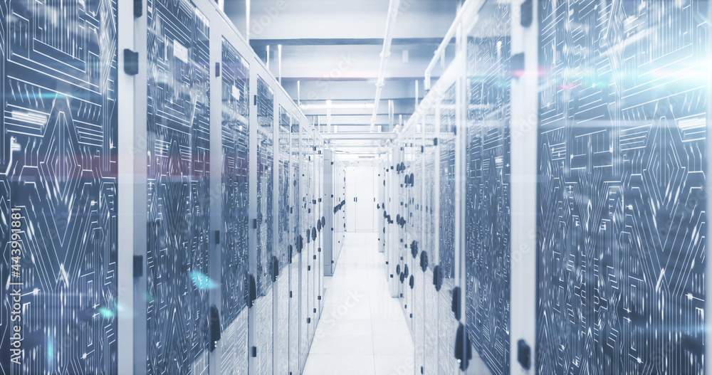 Poster data processing through data processing centre