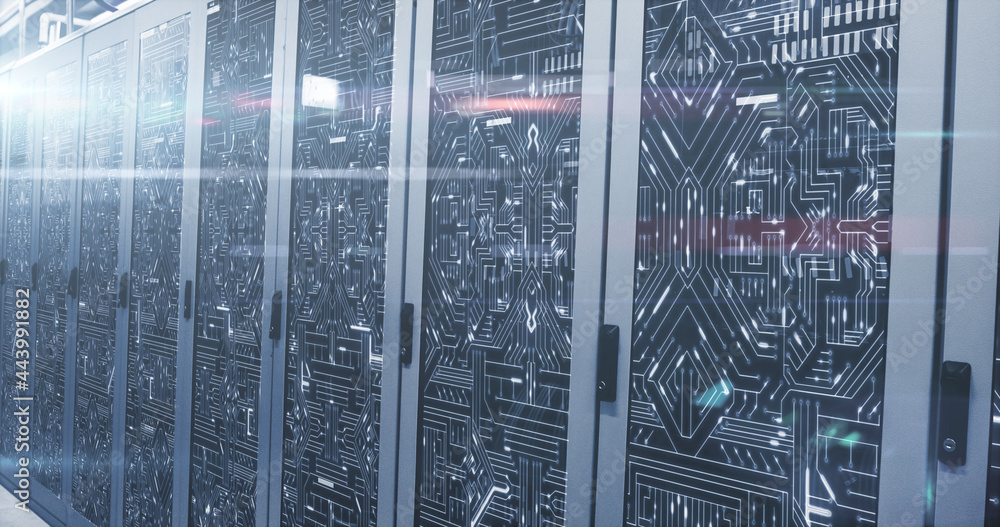 Poster data processing through data processing centre