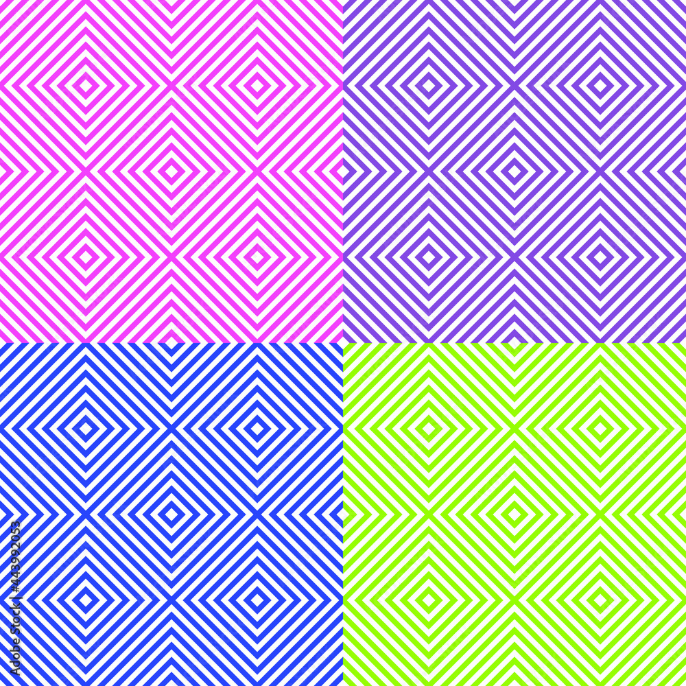Aufkleber abstract vector geometric background with squares.