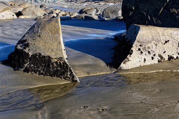 Rock Divided In Two