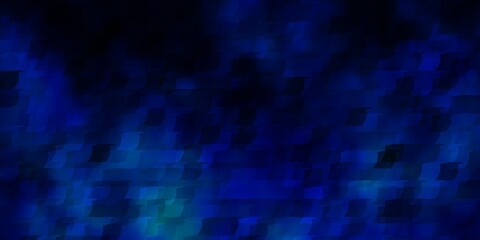 Dark BLUE vector background in polygonal style.