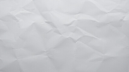 	
Wrinkled white paper, Creased Texture for background