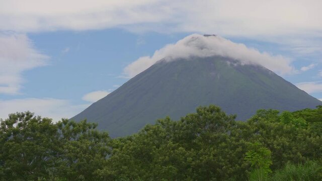 Arenal Volcano is an active andesitic stratovolcano in north-western Costa Rica