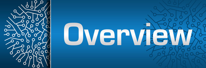 Overview Blue Left Circuit Circular Horizontal 