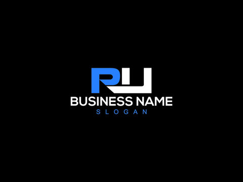 Letter PU Logo, creative pu company logo icon vector for business