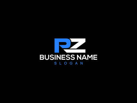 Letter PZ Logo, creative pz company logo icon vector for business